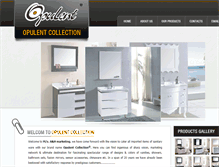 Tablet Screenshot of opulentcollection.com